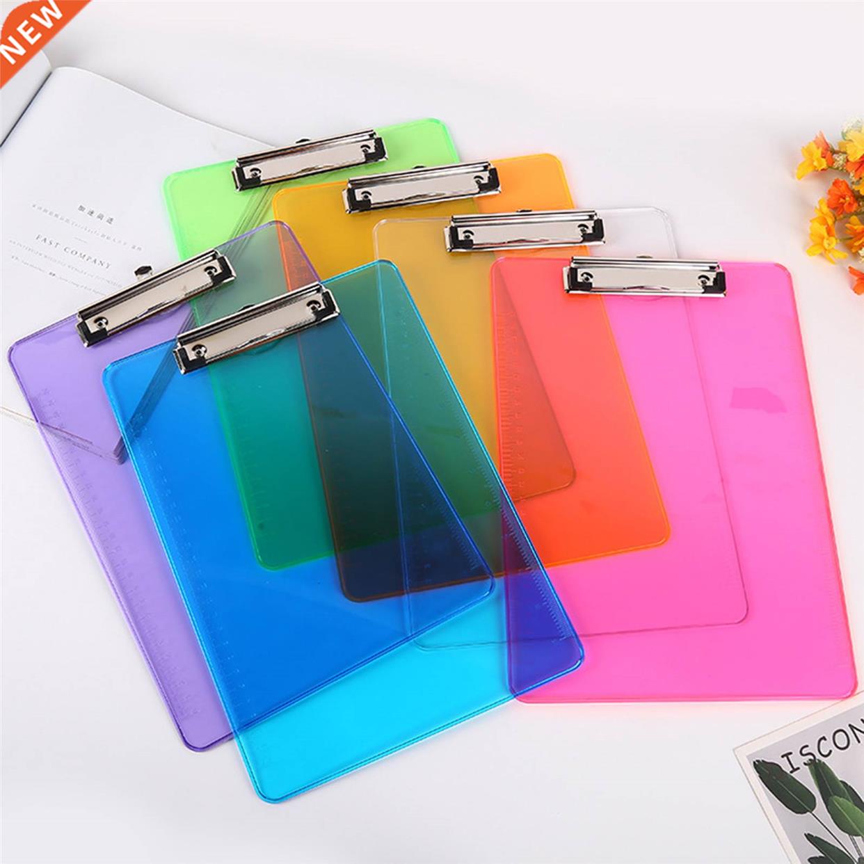 A4 Translucent Plastic Clipboard Writing Splint Hanging Fol
