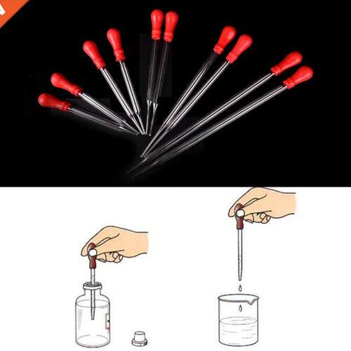 2PCS 9cm/10cm/12cm/15cm/20cm Durable Long Glass Experiment M