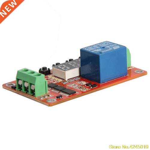 12V DC Multifunction Auto-lock Relay PLC Cycle Timer Time De