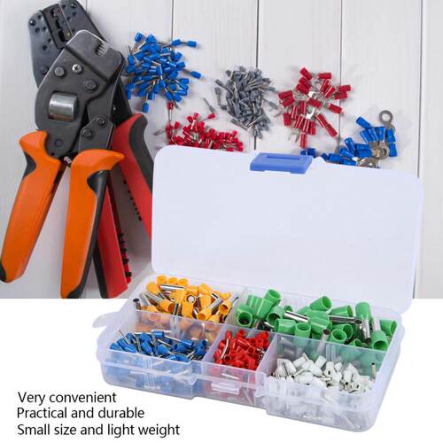 400 Pcs Crimping Terminal Wiring Connector Insulated Connect