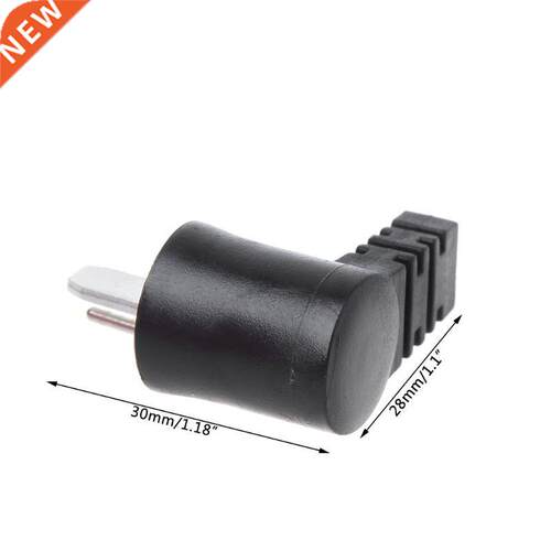 5 Pcs 2 Pin Din Right Angle HiFi Speaker Plug Cable Screw So