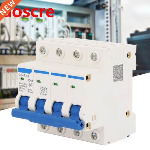 DZ47-6 4P 40A 400V 50Hz Miniature Circuit Breaker mini air