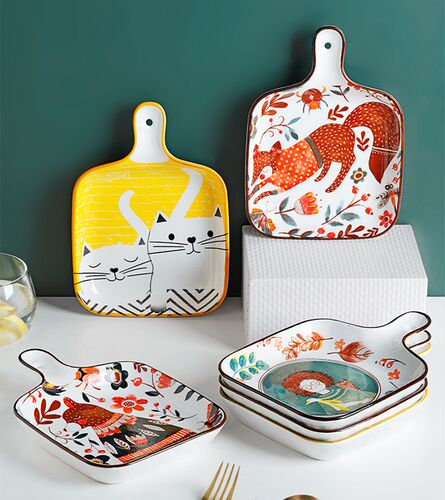 Ceramic Baking Tray Western Dishes Oven High Temperature
