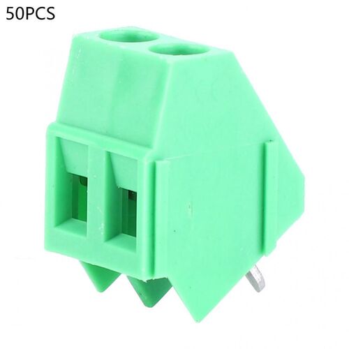 50PCS KF103V 2Pin Pitch 5.0mm Straight Pin 2P Screw PCB Term