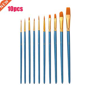 10pcs/set Watercolor Acrylic Oil Craft For Kids Nylon School