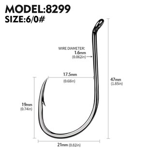 PROBEROS Brand Fishing Hook 8299 Octopus Series HC-72A High-