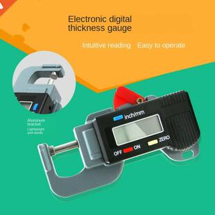 Precise Digital Thickness Gauge Meter Tester Micrometer 0-12