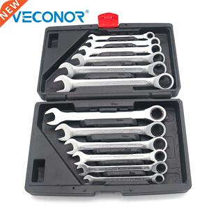 Ratchet Wrench Set Ratcheting Spanner 12pcs 8 19mm size Dul