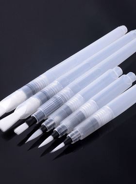 6Pcs/set Refillable Water Brush Ink Pen For Watercolour Pain
