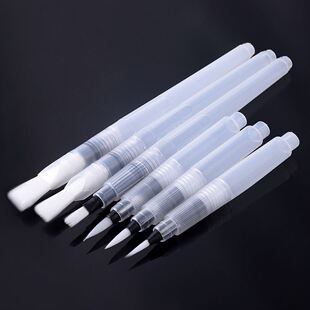 6Pcs/set Refillable Water Brush Ink Pen For Watercolour Pain