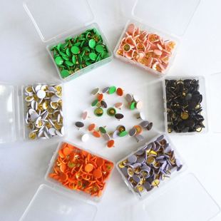100pcs Office Home Colorful Drawing Pins Pushpin Thumbtack