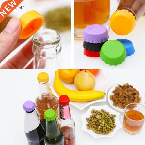 6Pcs/set Beer Bottle Cap Reuse Colorful Leak Free for Beer B
