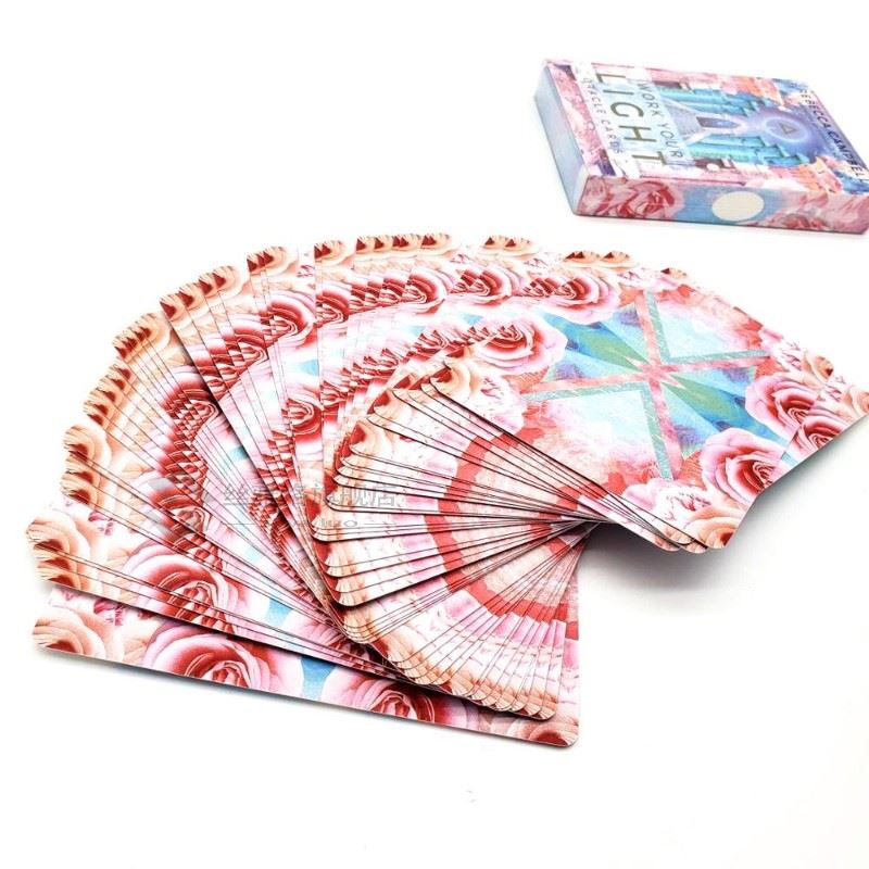 44 Pcs Oracle Tarot Cards Sheets Work Your Light Oracle Card