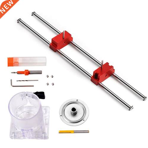 7pcs Mortice Lock Jig Kit Woodworking Wood Door Fitting Slot