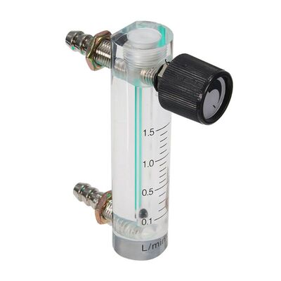 Oxygen Air Flow Meter 0-1.5LPM 1.5L Flowmeter with Control V