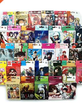 Anime Cartoon Poker Cards toy SAO Fairy Tail Jujutsu Kaise D