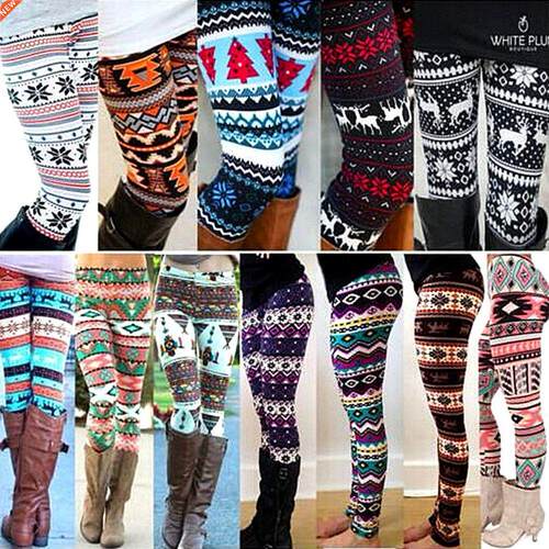 Female Leggings Women's High Waist Leggings Winter C