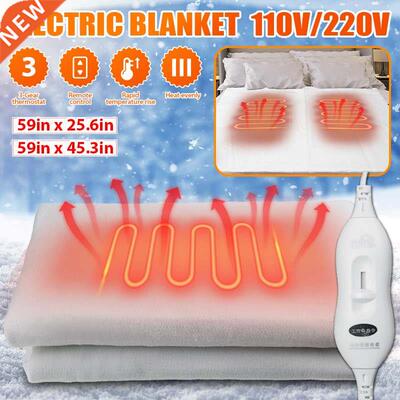 150x115cm 110V/220V Electric Blanket Warm Heater for Double