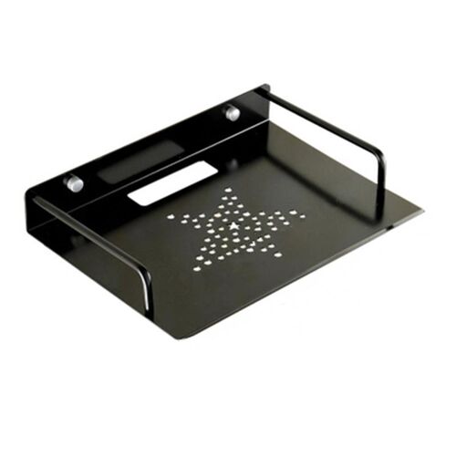 DWZ Wall Mounted Black/Sliver Storage Shelf Aluminum Single-