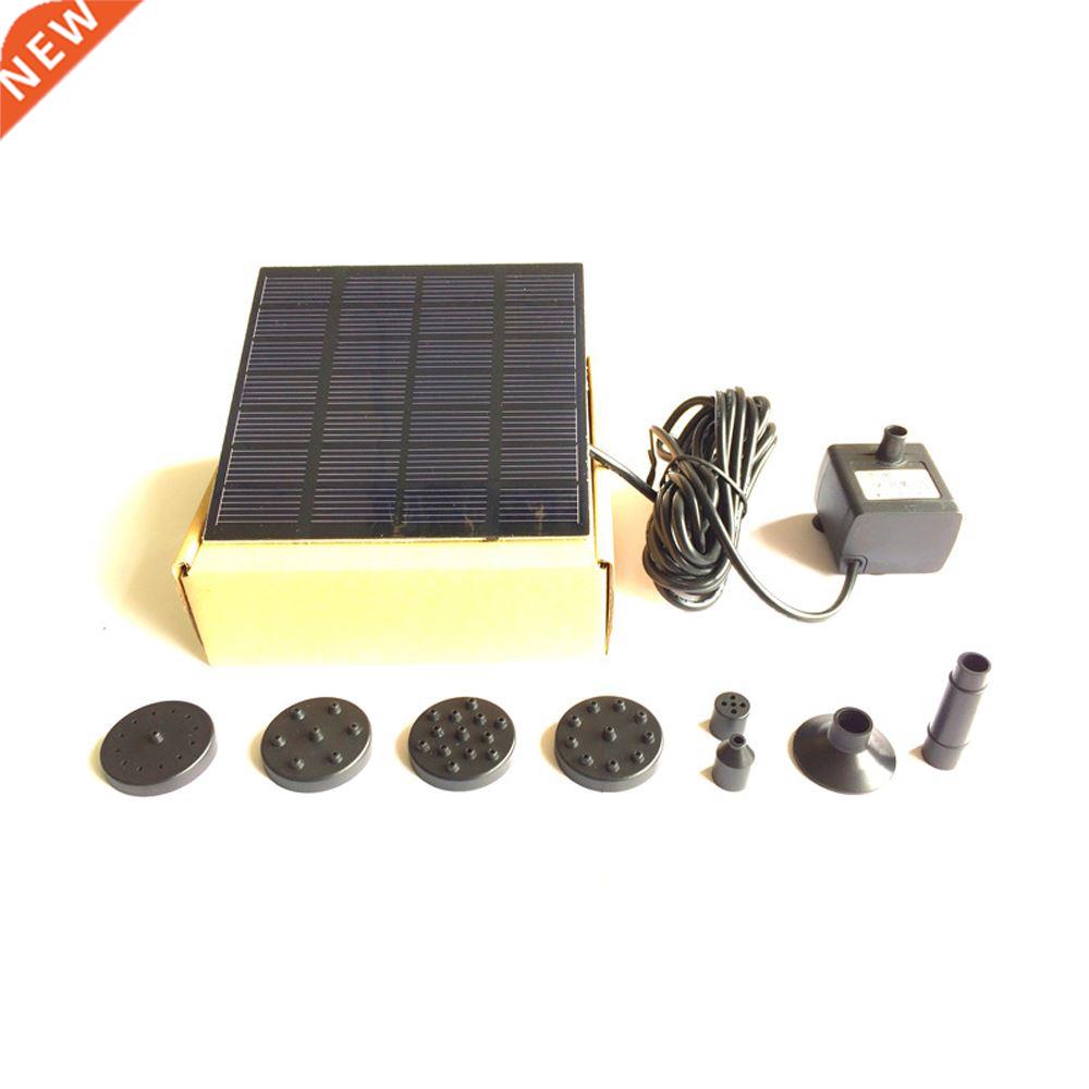 7V 1.5W Solar Water Pump Fountain Garden Floating Plants Wat