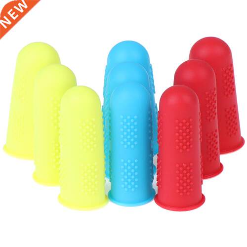 3pcs/set Silicone Finger Protector Sleeve Cover Anti-cut Hea