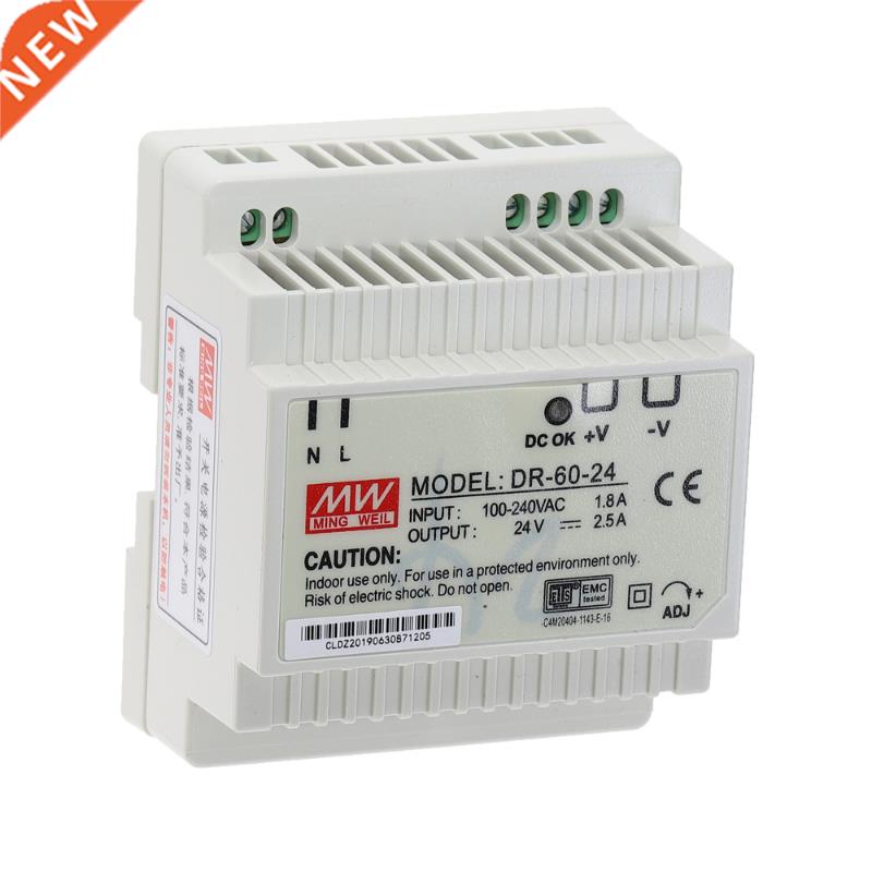 DR-60 60W Single Output 5V 12V 15V 24V Din Rail Switching Po