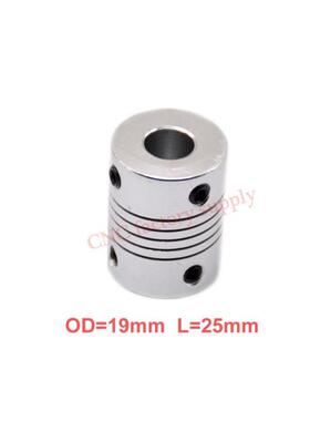 Hot 10pcs/lot D19L25 5x8mm CNC Motor Jaw Shaft Coupler Flexi