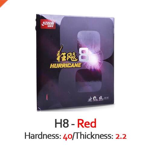 Hurricane 8 Table Tennis Rubber Hurricane-8 / H8 Pips-In Or