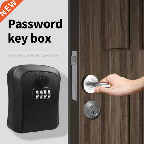 Wall Mount Key Stora Secret Box Organier 4 Digit Combinat