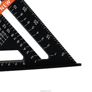 Triangle Ruler 7inch Aluminum Alloy Angle Protractor Speed M