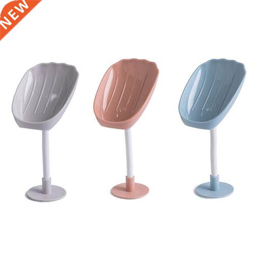Punch-free Drain Soap Box Bathroom Self-adhesive Soap Rack K
