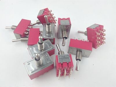 MTS-403 toggle switch four road 12 feet 2 hole 6mm toggle he