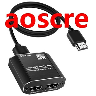 HDMI Splitter One Input Two Output 2.0 Audio Decoder 4Kx2K H