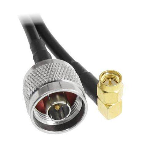 N Male to SMA Male Right Angle Coax Adapter RF Pigtail Cable