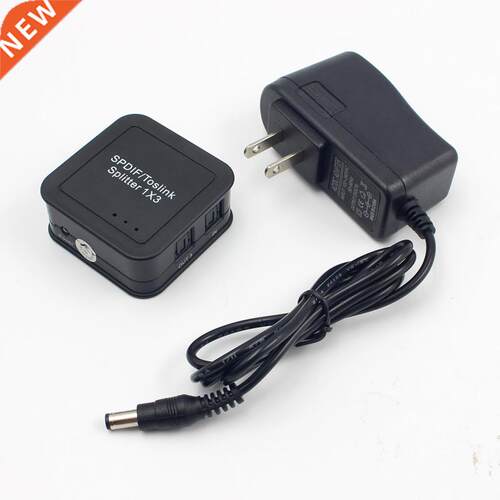 3X1 Electronics Optical Spdif Toslink Splitter Switcher Fibe