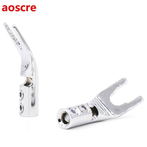 4pcs SY1526 Banana plug U-fork cable lugs Fork shoe for A /