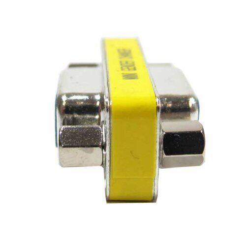 10x DB9 Female/Female Mini Gender Changer Coupler