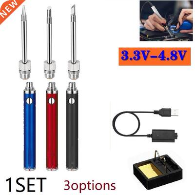 Electric Soldering Iron Kits 5V 8W Tin Solder Iron USB Solde