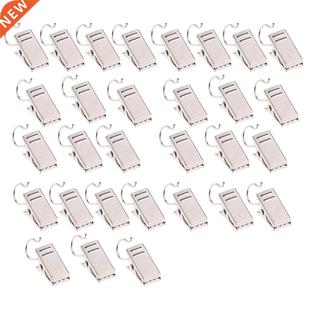 MagiDeal 30-Pack Window Curtain Clips with Hook/Drapery Clip