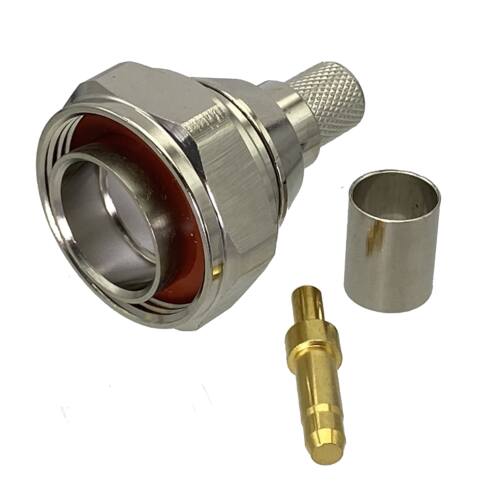 1pcs 7/16 DIN L29 Male Plug Connector Crimp RG8 LMR400 RG21