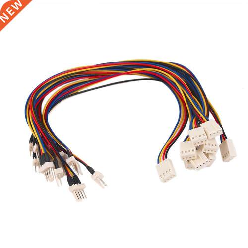 10 pcs 4 Pins Male To Female CPU Cooling Fan Extension Resis