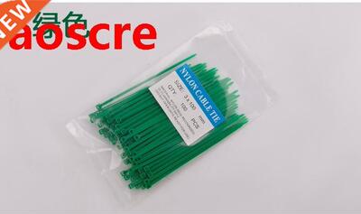 green Nylon tie elt 3X100 color environmental protection pl