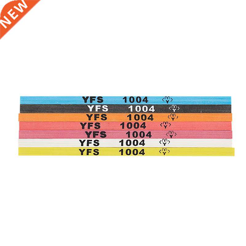7Pcs Polishing Ceramic Fibre Stone 1004 Different Grits Lapp - 实物图