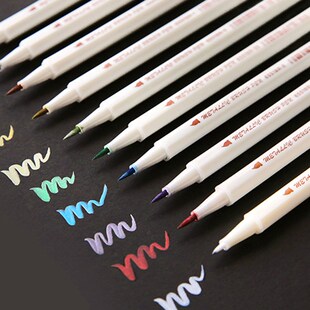 10 Colors STA Metallic Marker Pen Scrapbooking Crafts Card M