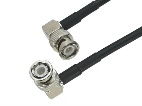 RG58 BNC Male plug RA to BNC Male plug Right angle Connector