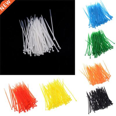 100Pcs Plastic Nylon Cable Ties,Wire Zip Tie Wholesale Color