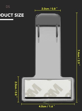 2pcs new car Parking Ticket Holder Clip Sticker For vw golf