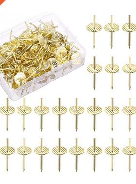 100 Pcs One Step Hangers 20 Lbs Plaster Picture Hanging Pins