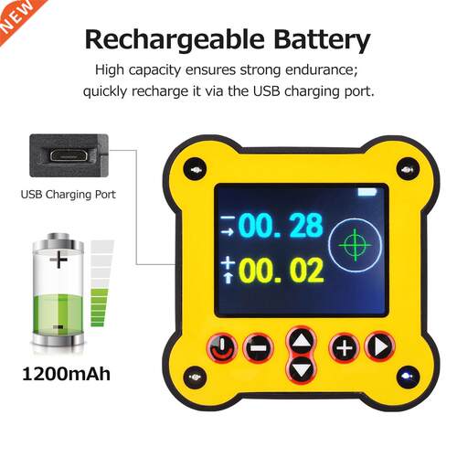 0.02° Accuracy Angle Finder Dual Axis Digital Protractor