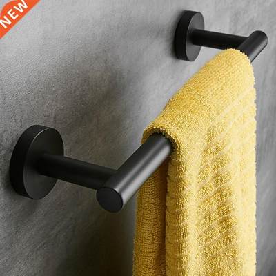 30cm Stainless Steel Brushed Single Towel Shelf Bar Rod Hang